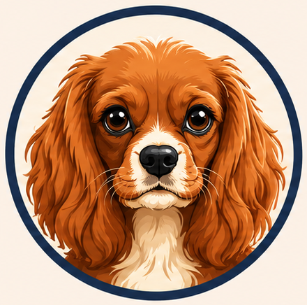 Cavalier Games — Cavalier King Charles Spaniel emblem